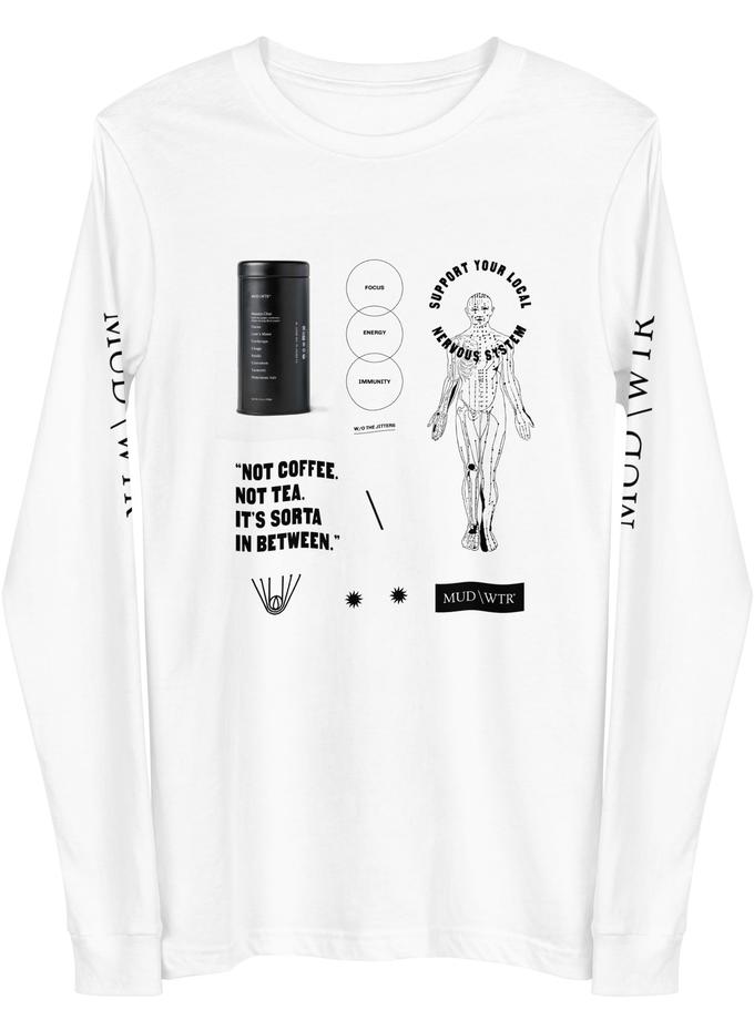 Mud\Wtr Maximal Unisex Long Sleeve Tee Free shipping