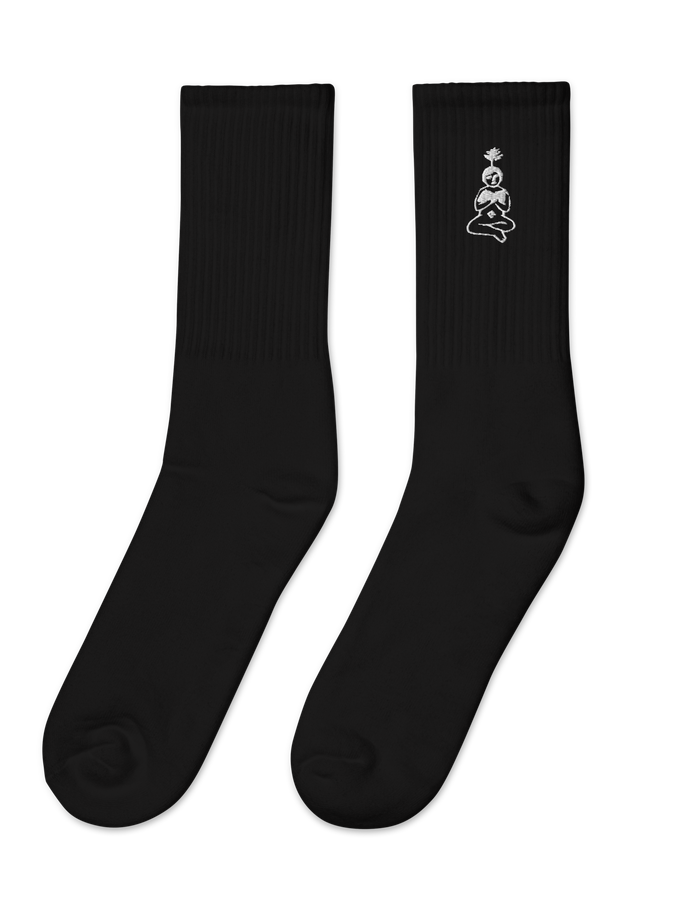 Mud\Wtr UNLEARN \ RELEARN Embroidered socks For Sale