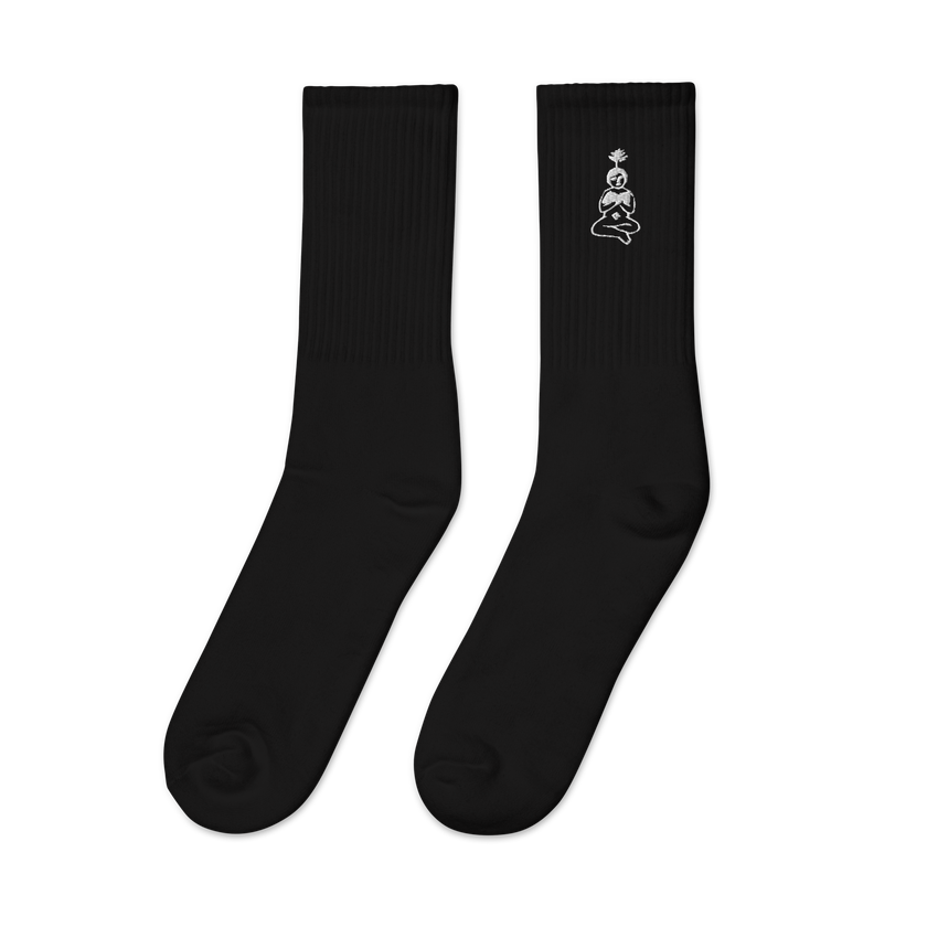 Mud\Wtr UNLEARN \ RELEARN Embroidered socks For Sale